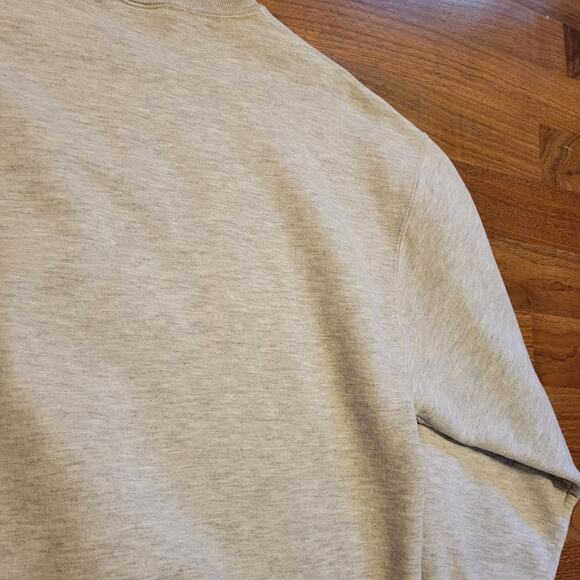 Jerzees, M | Vintage Oversized Sweatshirt Embroidered Funny Text - Picture 4 of 5